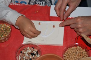 Mosaici con i legumi