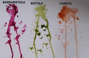 Colori naturali estratti dagli ortaggi