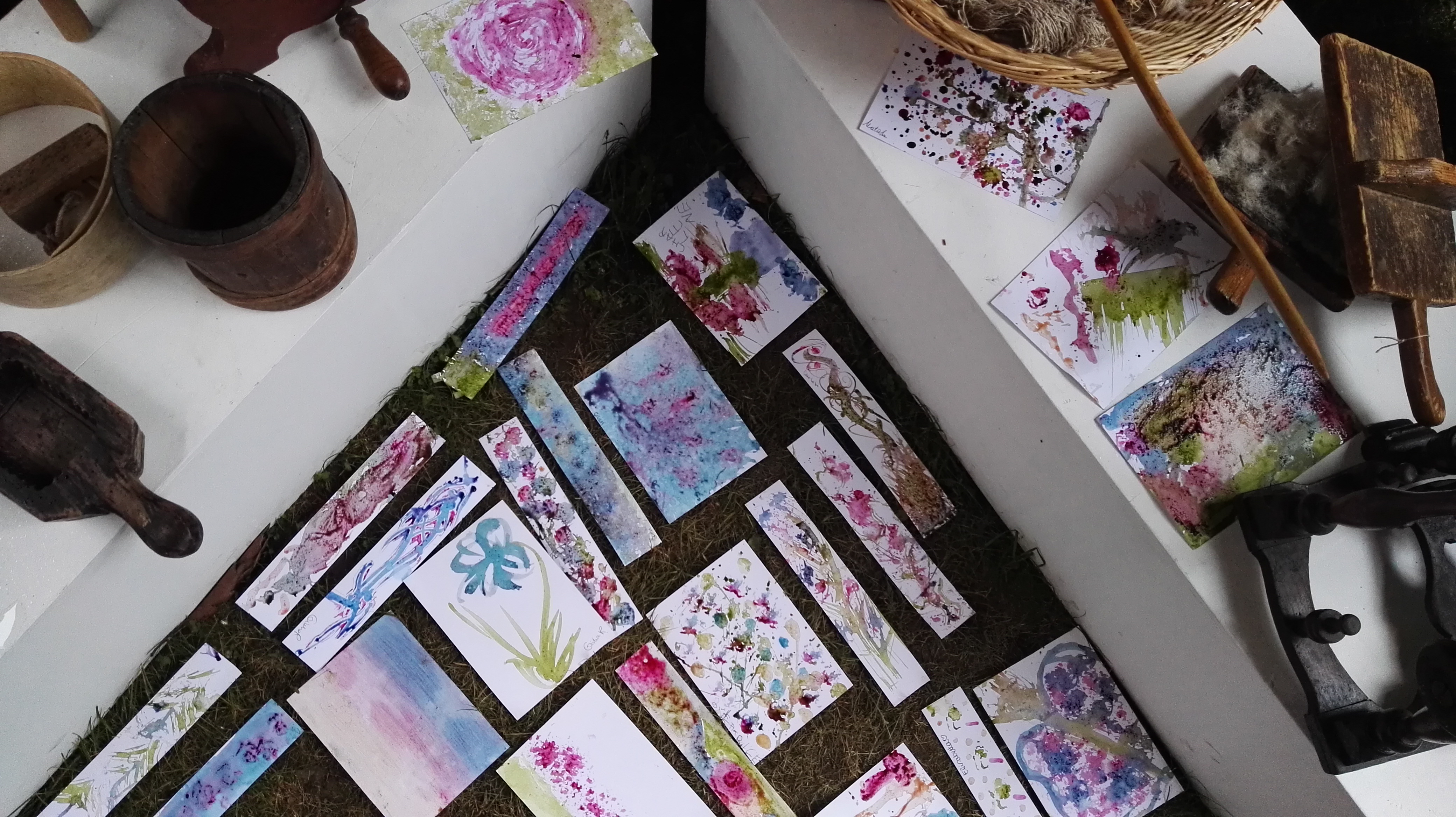 Laboratorio di pittura con i colori naturali Laboratorio di pittura con i colori naturali