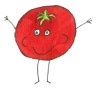 Pomodoro, personaggio del libro "L'orto dei bambini"