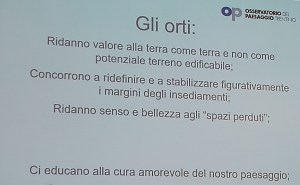 Corso Orti comunitari